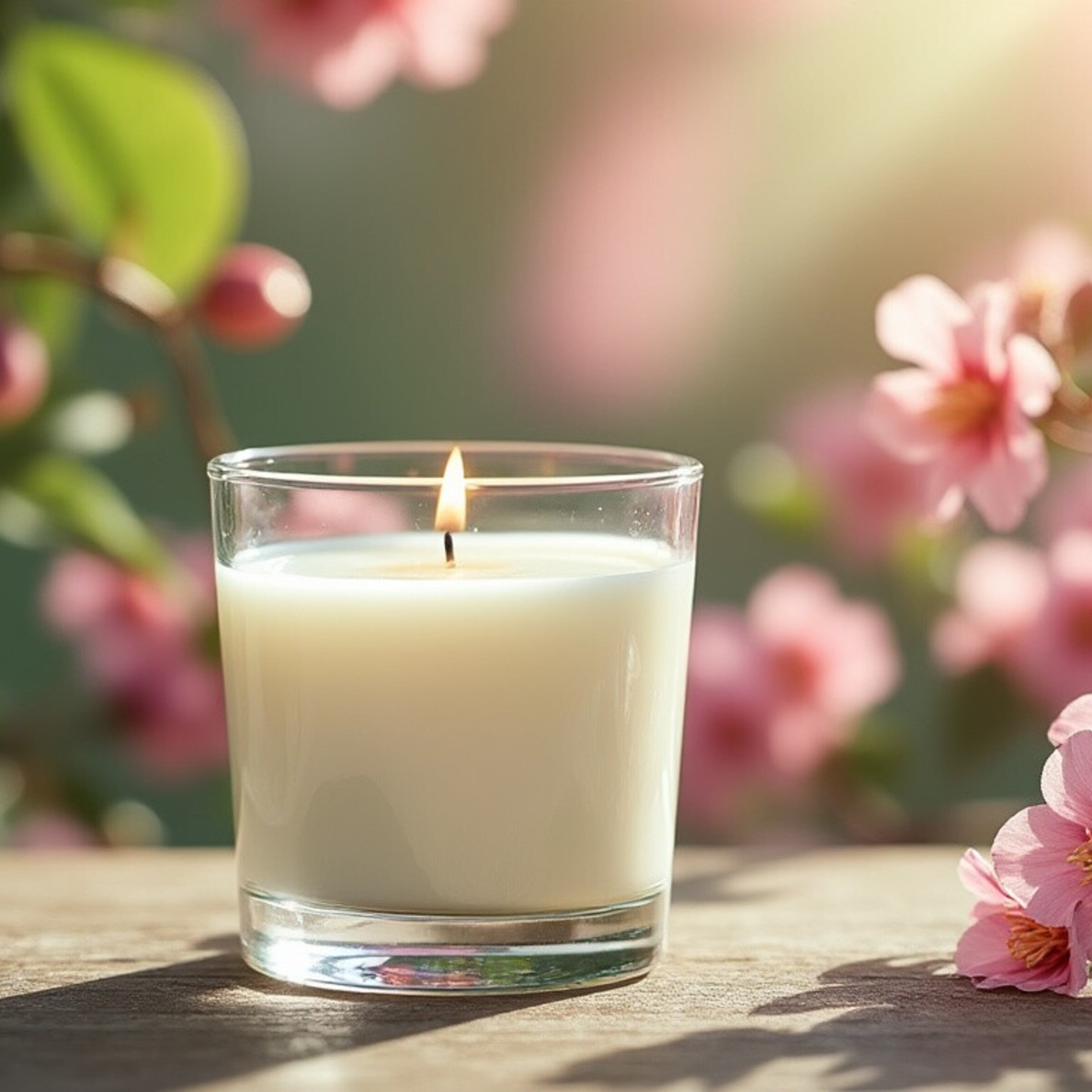Velas en recipientes